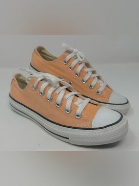 Converse Chuck Taylor All Star Ox Unísex Low-Top Peach Salmon Pink Canvas